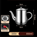 Axyaa Stainless Steel Oil Pot Flask for Kitchen Oil Storage and Dispensing