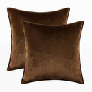 Axyaa Velvet Throw Pillow Cover Set for Sofa Bedroom, Modern Gift Pillowcase