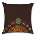 Axyaa Solar System Planets Linen Cushion Cover 45x45cm Bedroom Living Room Sofa Decor