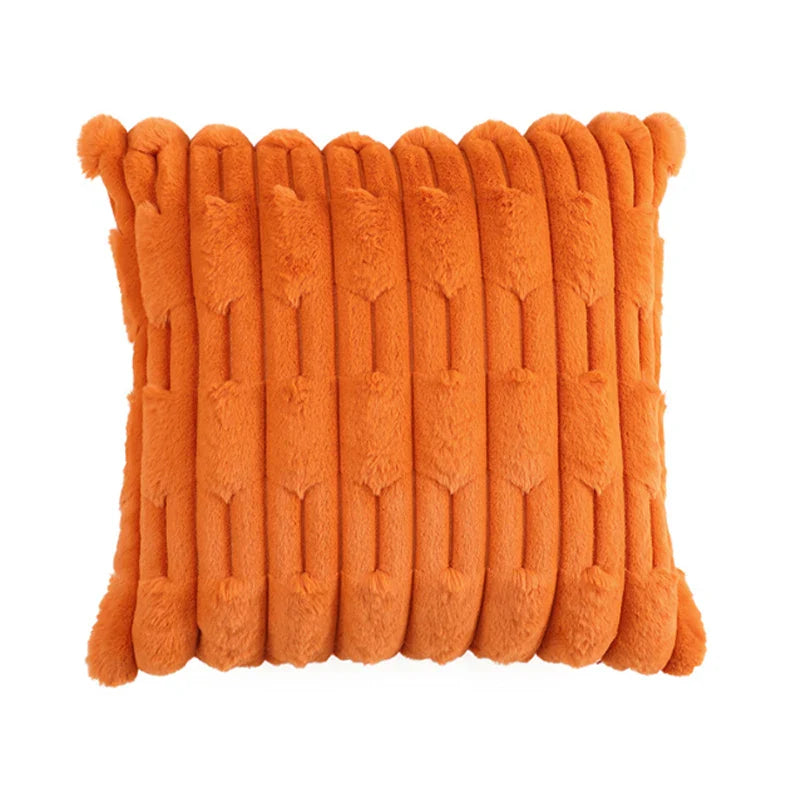 Axyaa Simulated Fur Cushion Cover 45x45cm Soft Plush Winter Essential