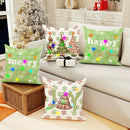 Axyaa LED Christmas Snowflake Pillowcase - Festive Home Decor & Party Accent