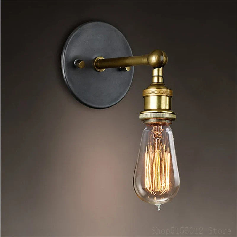 Axya Vintage Loft Sconce Wall Lamps Industrial Home Lighting Fixtures