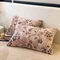 Axyaa Plush Rabbit Velvet Pillow Cover Set - Soft & Fluffy Decorative Pillow Sham