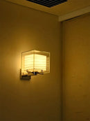 Axyaa Bauhaus Glass Wall Lamp for Coffee Shop, Hotel, Bedroom - High-End Bedside Lighting
