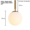 Axyaa Round Glass Bedside Chandelier for Bedroom, Restaurant, Bar, Living Room & Study