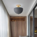 Axyaa Nordic Wooden LED Ceiling Light - Minimalist Round Indoor Lighting