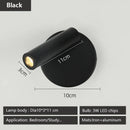 Axyaa Adjustable LED Wall Sconce Spotlight for Bedroom Study • Rotating 3W Reading Lamp