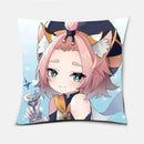 Axyaa Kawaii Genshin Impact Pillowcase for Kid's Bedroom