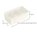 Axyaa Storage Drawer Organizers: Retractable Compartments for Kitchen, Underwear, Cutlery, Socks