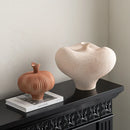 Geometric Abstract Ceramic Vase for Flower Arrangement by Axyaa
