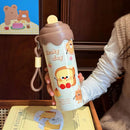 Axyaa Kawaii Ice Cream Stainless Steel Thermos - Portable Thermal Cup