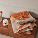 Axyaa Fluffy Microfiber Pumpkin Throw Blanket; Soft, Warm, Cozy for Home, Camping, Travel