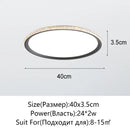 Axyaa LED Ceiling Lights: Modern Minimalist Room Decoration for Home Lighting Fixtures