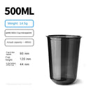Axyaa 90oz PET Black American Coffee Party Cup - Customizable Takeaway Cup