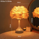 Axyaa LED Feather Lamp USB Night Light Ambient Lighting