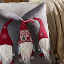 Christmas Embroidered Pillowcase Cojines with Tree Elk Design by Axyaa