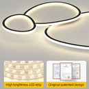 Nordic LED Ceiling Lamp Creative Stack Bedroom Dining Hall Lighting by Axyaa.