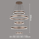 Axyaa Modern Stair Chandelier Ceiling Pendant Lights - LED Indoor Living Room Lighting