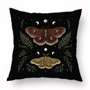 Axyaa Psychedelic Moon Butterfly Pillow Covers for Bedroom and Living Room 45x45cm