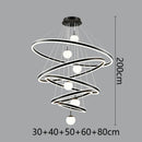 Axyaa Nordic Stair Chandelier Pendant Lights, Ceiling Light for Living Room Bedroom Dining Room