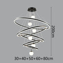 Axyaa Nordic Home Decoration Stair Chandelier Living Room Bedroom Dining Room Pendant Lights Ceiling Light Indoor Lighting