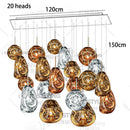 Axyaa Modern LED Pendant Chandeliers for Living and Dining Room Lighting