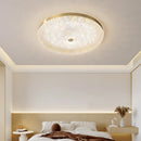 Axyaa Copper Crystal Circular LED Ceiling Light Luxe Modern Decor for Living Room