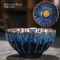 Axyaa Kiln Ceramic Teacups: Hand-Inlaid Kung Fu Design for Travel & Meditation