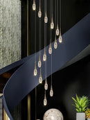 Axyaa Minimalist Chandelier for Modern Indoor Lighting in Living Room & Bedroom