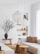 Axyaa Nordic Fabric Pendant Lights for Minimalist Home Decor