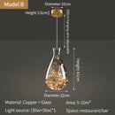 Axyaa Luxury Crystal Glass Chandelier for Dining, Bedroom, Living Room