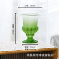 Axyaa High Glass Vase Flowers Arrangement Hydroponic Art Ornament Craft
