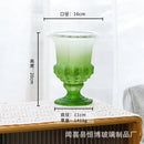 Axyaa High Glass Vase Flowers Arrangement Hydroponic Art Ornament Craft