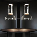 Axyaa Minimalist Glass Pendant Light Chandelier for Home Decor