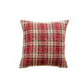 Axyaa Snowflake Red Pillowcase Cojines, Romantic Retro Design for Sofa, 30x50/45x45/50x50cm