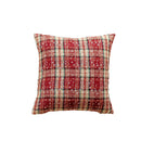 Axyaa Snowflake Red Pillowcase Cojines, Romantic Retro Design for Sofa, 30x50/45x45/50x50cm