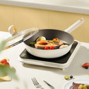 Axyaa Titanium Coating Frying Pan Set - Non-Stick, Scratch-Resistant, Dishwasher Safe