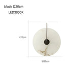 Axyaa Snowflake Marble Wall Lamp - Nordic Luxury LED Hanging Light