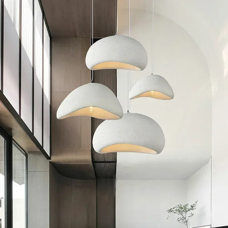 Axyaa Wabi Sabi LED Pendant Lamps: Living Dining Room Loft Chandelier Luminaire