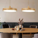 Axyaa Nordic Wooden LED Pendant Light for Modern Decor