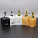 Axyaa Bathroom Hand Sanitizer Shampoo Shower Gel Dispenser Bottle - European Hotel Style