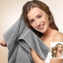 Axyaa Microfiber Hair Towel: Quick-drying, Absorbent Cap for Women