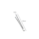 Axyaa Stainless Steel Barbecue Tongs for Food & Ice-Cubes, Restaurant Buffet Tool