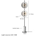 Axyaa Modern Marble Base Floor Lamp: Creative Home Decoration for Living Room & Bedroom