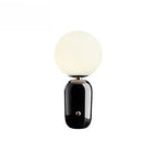 Axyaa Glass Table LED Night Light for Modern Luxury Bedroom