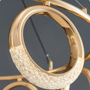 Axyaa Gold Ring LED Pendant Chandelier Ceiling Light Nordic Designer Fixture