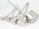 Axya Stainless Steel Wine Measuring Cup Set for Kitchen Bar, Sauce Oil Coffee Beer Ladle