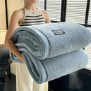 Axyaa Fluffy Fleece Half Sides Blanket for Warmth, Sofa Throws, Napping, & Shawl