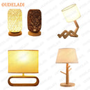 Axyaa Robot Wooden Table Lamp for Home Decor and Lighting