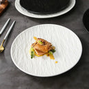 Axya Solid Color Ceramic Dinner Plate Set for Restaurant and Home Tableware